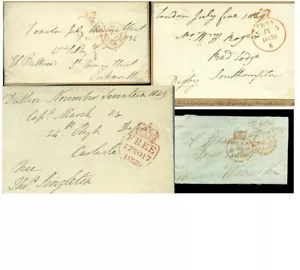 GB PARLAMENT FREI.. SIGNIERT + DATUM + SONNTAG etc 1827-1839..Einzelpreis - Bild 1 von 40