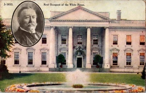 Postkarte Präsident William Howard Taft Washington D.C. Geteilter Rücken 1908 - Bild 1 von 2