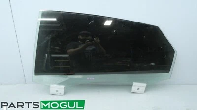 10-19 Jaguar XJ XJR XJR575 puerta trasera izquierda lado del conductor ventana vidrio OEM Foto 1 de 4