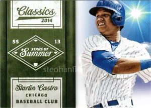 2014 Panini Classics Stars of Summer #23 Starlin Castro Chicago Cubs - Imagen 1 de 1
