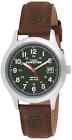 Timex T40051 Men's Expedition Metal Field Brown Leather Strap Watch