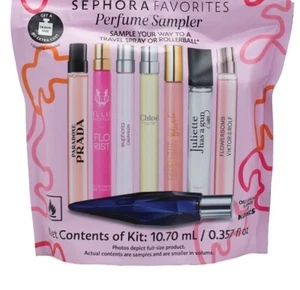 SEPHORA FAVORITES Perfume SAMPLES 8pc Set - NO CERT (Opened To Remove) Prada