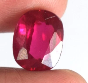 7,75 ct natürlicher ovaler Burma roter Rubin Edelstein zertifiziert B87616 Erntedankangebot - Bild 1 von 8