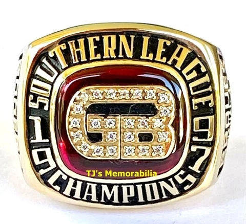 1997 ATLANTA GREENVILLE BRAVES SOUTHERN LEAGUE CHAMPIONS CHAMPIONSHIP RING 10K Cover