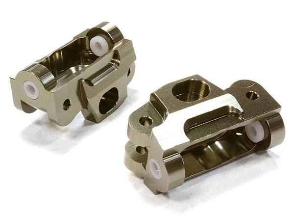 Billet Machined Caster Blocks for HPI 1/12 Savage XS Flux - Image 1 of 1
