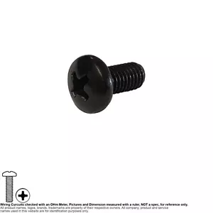Screw Machine Pan Phillips Steel Black Metric M5 10mm M5-0.8x10 1000pcs - Picture 1 of 3