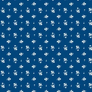 Riley Blake ENCHANT main BLUE Floral Flowers C3474 fabric fat quarter - Picture 1 of 1
