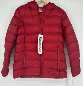 Women’s Puffer Jacket 32 Degrees Heat. Weatherproof Hoodie Puffer Jacket. Small - Picture 1 of 5