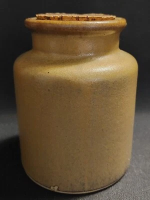 Pot à moutarde en grès XXème - Photo 1/4