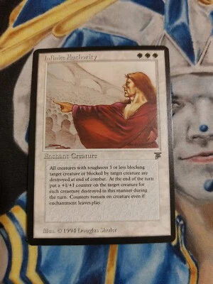 Infinite Authority MTG Legends Rare White Enchantment Near-Mint x1 GG1 - Image 1 of 4
