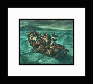DELACROIX • Custom Framed 'Christ on the Sea of Galilee' Art Print - Picture 1 of 1