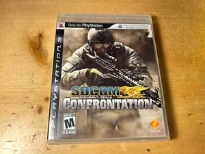 SOCOM Confrontation US Navy Seals Sony PlayStation 3 PS3 Manual CIB. S/Free !! - Picture 1 of 6