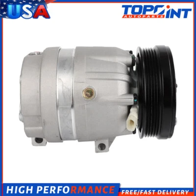 Compressor AC com embreagem para Buick Skylark 1996-1998 Pontiac Sunfire 2.4L 96-02 - Imagem 1 de 4