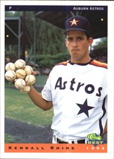 1993 Auburn Astros Classic/Best #19 Kendall Rhine