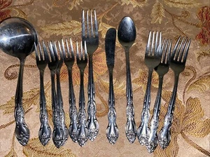 Imperial INTL IMI4 Stainless Silverware Rose Glossy Flatware - Picture 1 of 1