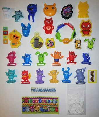 SERIE COMPLETA UGLY DOLLS (VV282 - VV306) + 24 BPZ KINDER JOY ITALIA 2021