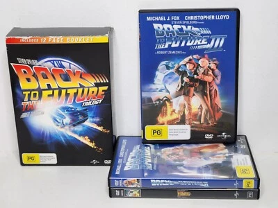 Back To The Future The Trilogy Michael J. Fox, Christopher Lloyd 3 DVD Box Set - image 1 of 4