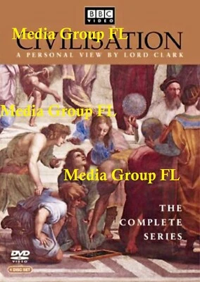 Civilisation / Civilization Complete Series Lord Kenneth Clark Documentary DVD  - Image 1 of 3