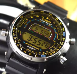 Vintage! Casio Tachy Meter DW-400 (905) Japan T Men's Watch NEW BATTERY! - Picture 1 of 16