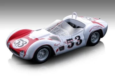 MASERATI BIRDCAGE TIPO 61 #53 WINNER GP RIVERSIDE 1960 1/18 TECNOMODEL TM18-276C - Image 1 of 3