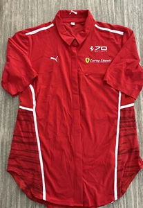 Ferrari Puma Corse Clienti Damen SS-Bluse rot Stretch M - Bild 1 von 6