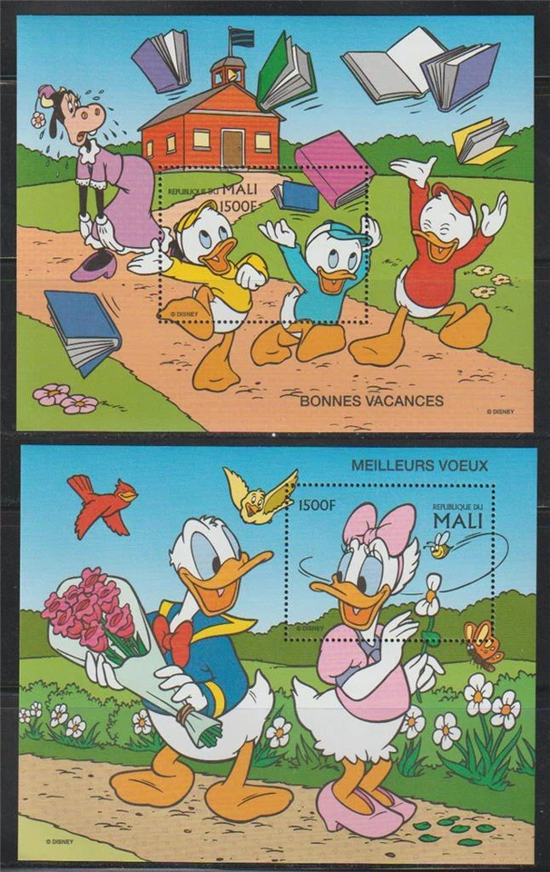 MALI DISNEY STAMPS 1997 GREETINGS HAPPY HOLIDAYS MNH - DIS193 - Image 1 of 1