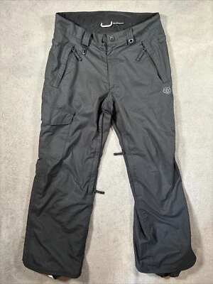 686 Mannual Snow Pants Mens Small Black InfiDRY Thermal 4 Ski/Snowboard 32x30 - Image 1 of 4