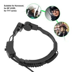 Throat Mic Headset Clear Sound Extension Neck Mic With K Type Connector For SAL - Zdjęcie 1 z 22