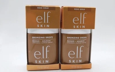 ELF Skin Bronzing Drops Bronzer In Shade Rose Gold Bronze (2 pack) - Image 1 of 3