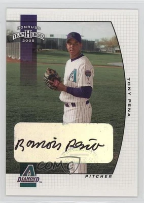 2005 Donruss Team Heroes Auto Tony Pena #337 Auto - Image 1 of 2