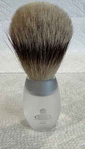 Kent AP8 Silvertip Badger Shaving Brush 24x60 Cerise Case Translucent Handle New - Picture 1 of 7