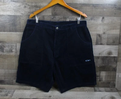 Ocean Pacific OP 运动短裤男式 36 海军蓝灯芯绒 — 第 1/4 张图片