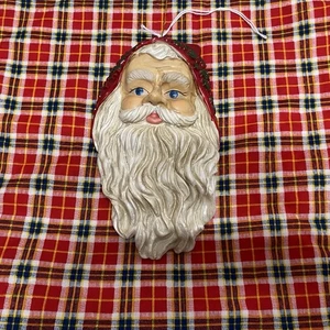 Molde soplado Papá Noel vintage 7" decoración navideña colgante - Imagen 1 de 7