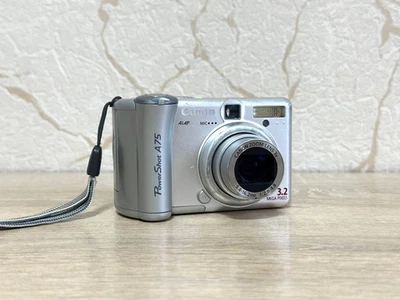 Canon PowerShot A75 Digital Camera 3.2 Megapixel For Parts or Repair - Image 1 of 4