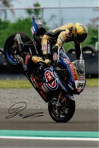 Toprak Razgatlıoğlu BMW Motorrad WorldSBK Superbike Rider Firmado 12x8 Foto + Certificado de Autenticidad - Imagen 1 de 1