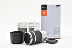 【Unused w/Hood】Sony E 55-210mm F/4.5-6.3 OSS Lens SEL55210 Sony E mount Japan - Picture 1 of 12