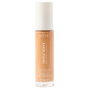 5 × Technic UK Summer Triple Wave Serum Foundation 30ml Vegan - Tan - Picture 1 of 1