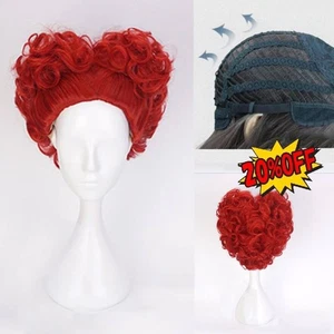 For Anime Alice In Wo nderland Queen Of Hearts Cosplay Wig Wigs Hair net Party! - Picture 1 of 8