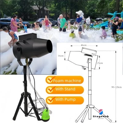 Outdoor Swimming Pool Party Foam Machine 2000w Bubble Cannon Machine for kids - Image 1 of 4
