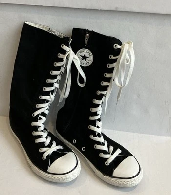 2003 Converse Chuck Taylor All Star 10 1/2”High Tops Junior US 4 CM 22  Sneakers - Image 1 of 4