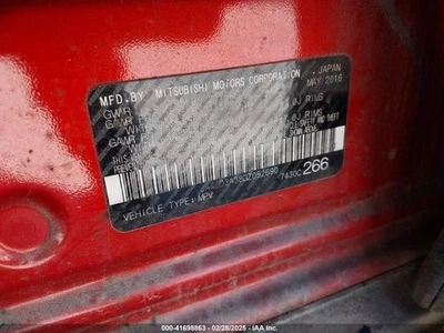 Driver Front Window Regulator Plug-in Hybrid Phev Fits 14-22 OUTLANDER 4624858 Foto 1 de 4