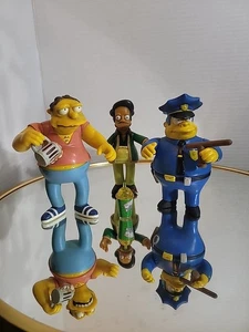 Playmates Los Simpson Mundo De Springfield Jefe Wiggum Barney Apu Figuras (LEER) - Imagen 1 de 15