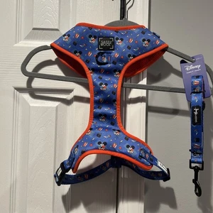 Mickey Mouse Dog Harness & Leash XL - Picture 1 of 6