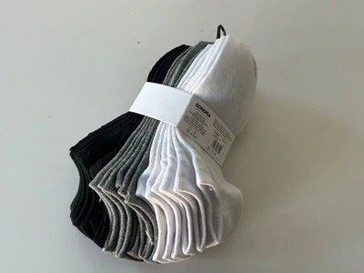 New 10 Pack Womens Sonoma Goods For Life NO SHOW SOCKS, Size 9-11 Gray White Blk - Image 1 of 4