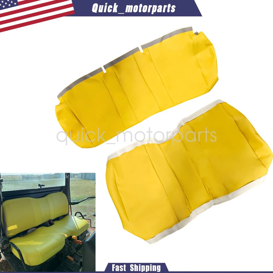 Cubierta de asiento de banco amarilla para XUV HPX 625i 825i 855D 855D S4 John Deere Gator Foto 1 de 4
