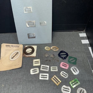 Riesiges Konvolut schöner Vintage Gürtelschnallen Perlmutt - Bild 1 von 5