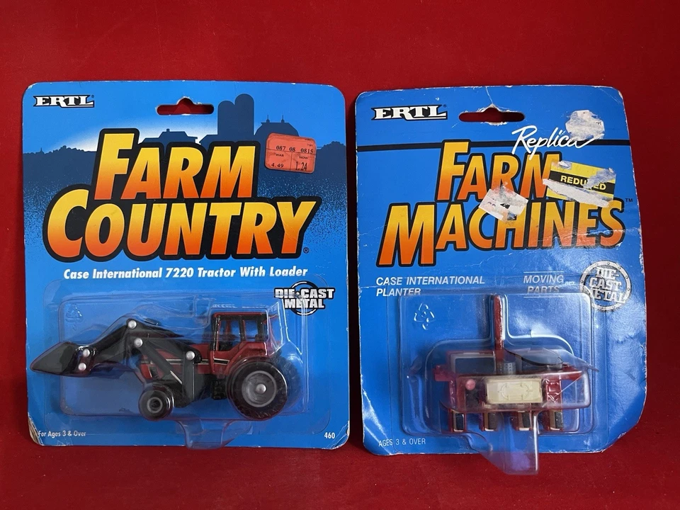 Ertl Farm Country Case International 7220 Tractor With Loader 1994