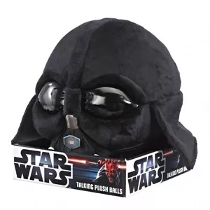 STAR WARS DARTH VADER TALKING PLUSH BALL BNIB GREAT GIFT KICK IT THROW IT - Picture 1 of 1