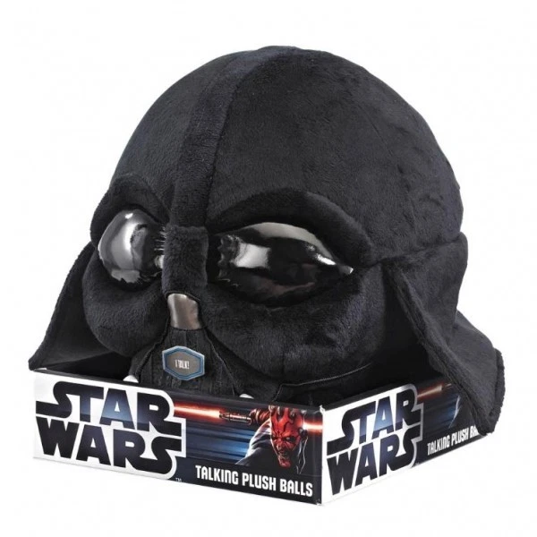 Star Wars Darth Vader Peluche Parlante Sfera Bnib Ottima Regalo Kick It Gettare - Immagine 1 di 1