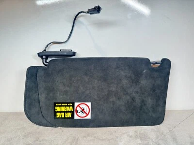 2003-2012 Maserati Quattroporte M139 Right Side Sun Visor Shade Suede Black OEM - Image 1 of 4